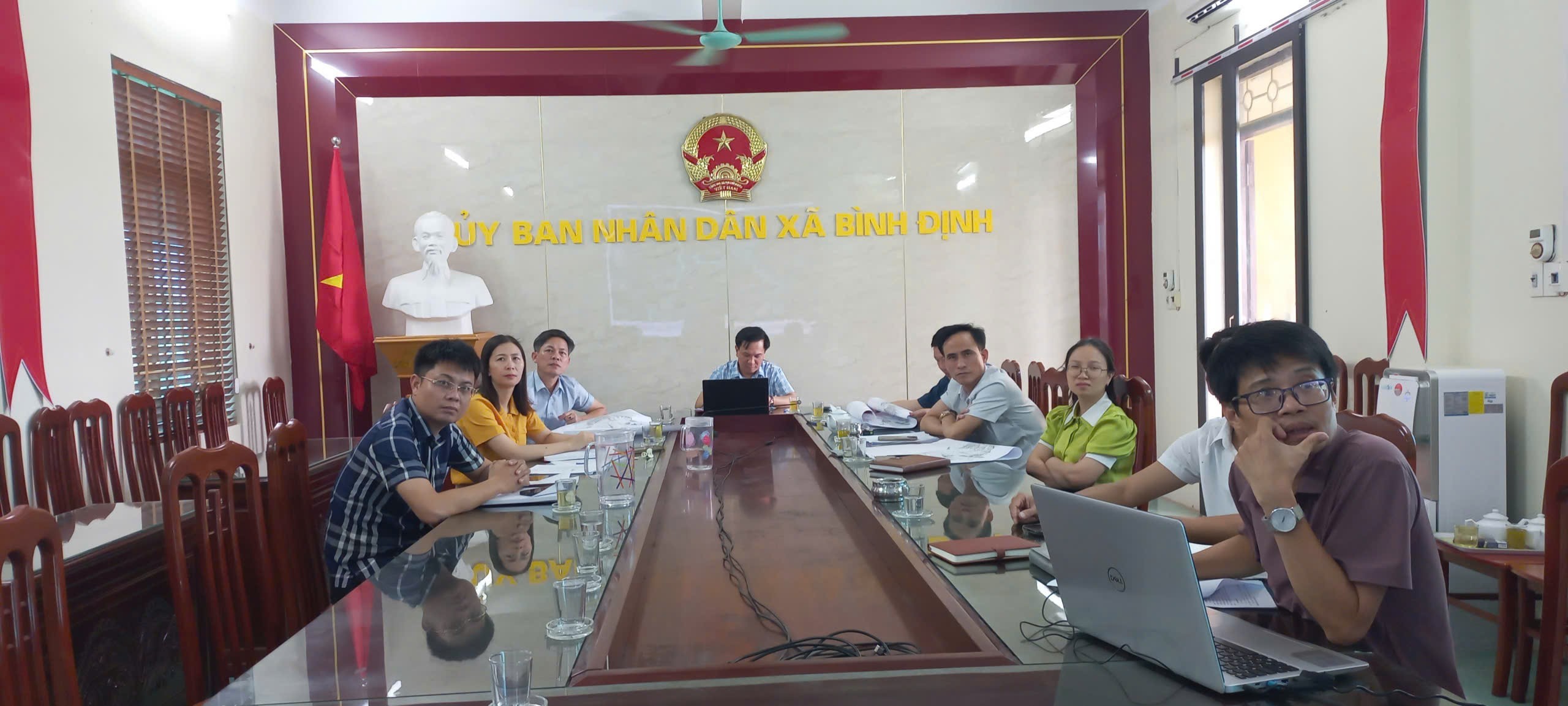 Xã Bình Định xây dựng phương án đặt tên đường, gắn biển số nhà