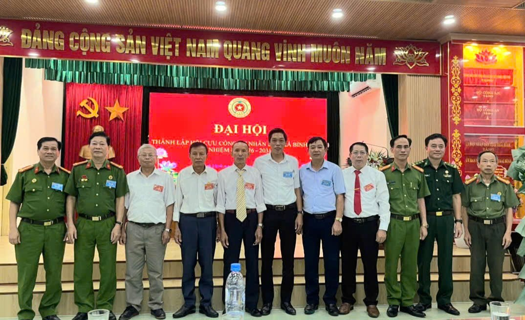 Đại hội thành lập Hội Cựu Công an nhân dân xã Bình Định thành công tốt đẹp