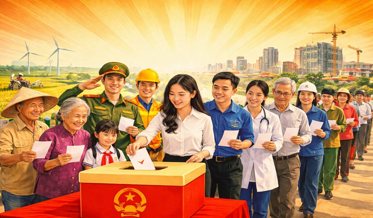 Mỗi lá phiếu sẽ góp phần định hình tương lai đất nước