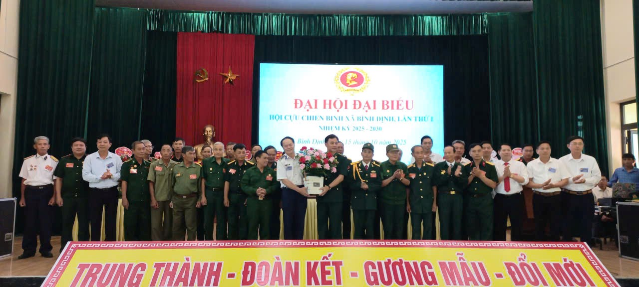 Đại hội đại biểu Hội Cựu chiến binh xã Bình Định lần thứ I,  nhiệm kỳ 2025 – 2030