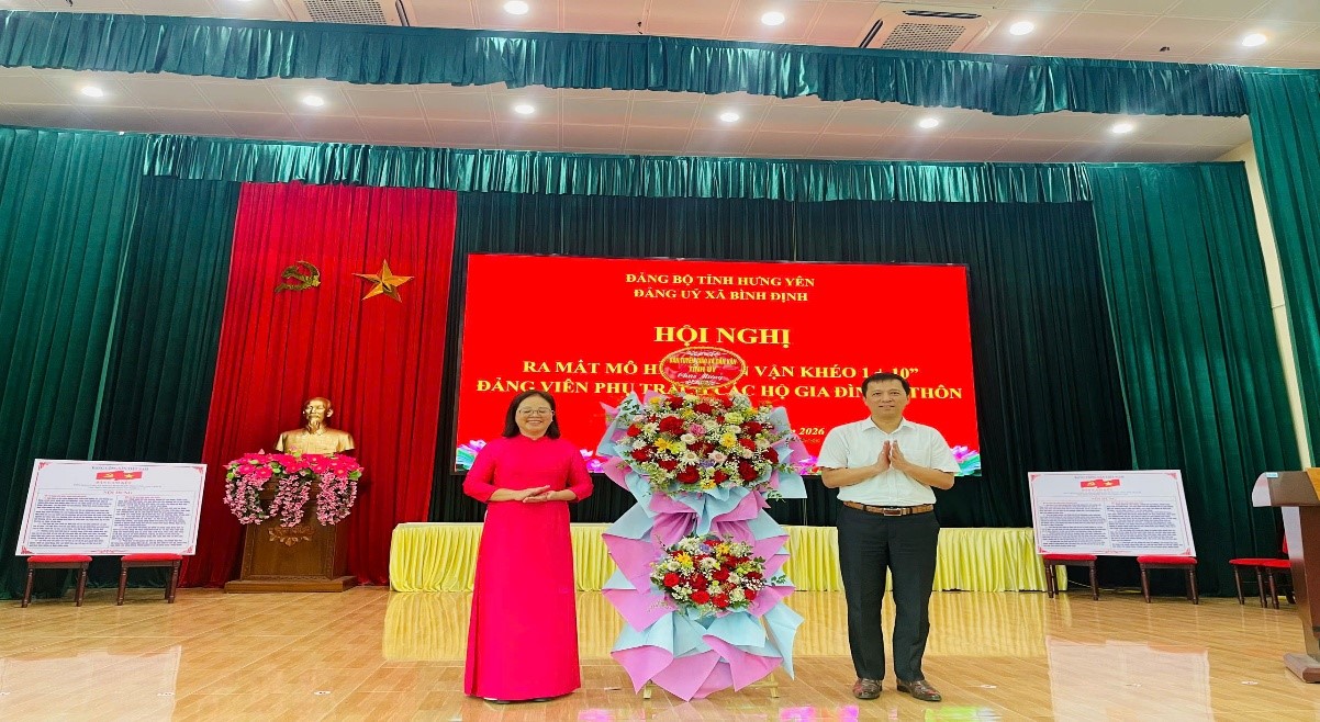 Bình Định ra mắt mô hình “Dân vận khéo 1+10”