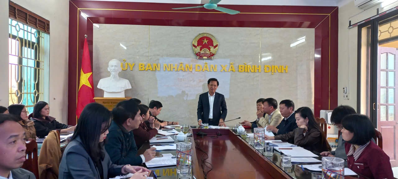 Hội nghị giao dự toán ngân sách nhà nước xã Bình Định năm 2026