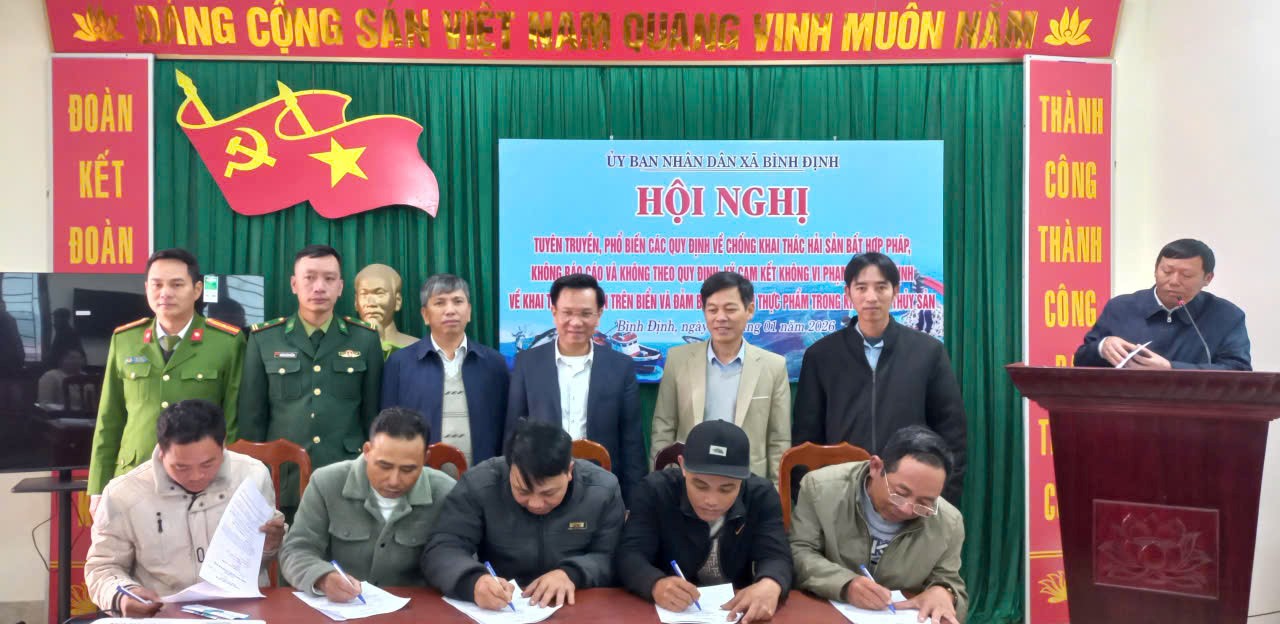 Bình Định tổ chức hội nghị tuyên truyền chống khai thác hải sản bất hợp pháp (IUU)