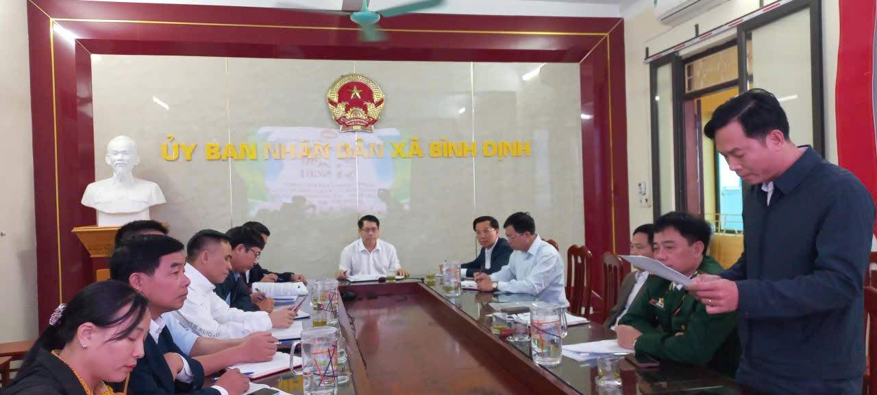 Uỷ ban MTTQ Việt Nam xã Bình Định tổ chức hội nghị hiệp thương lần thứ nhất