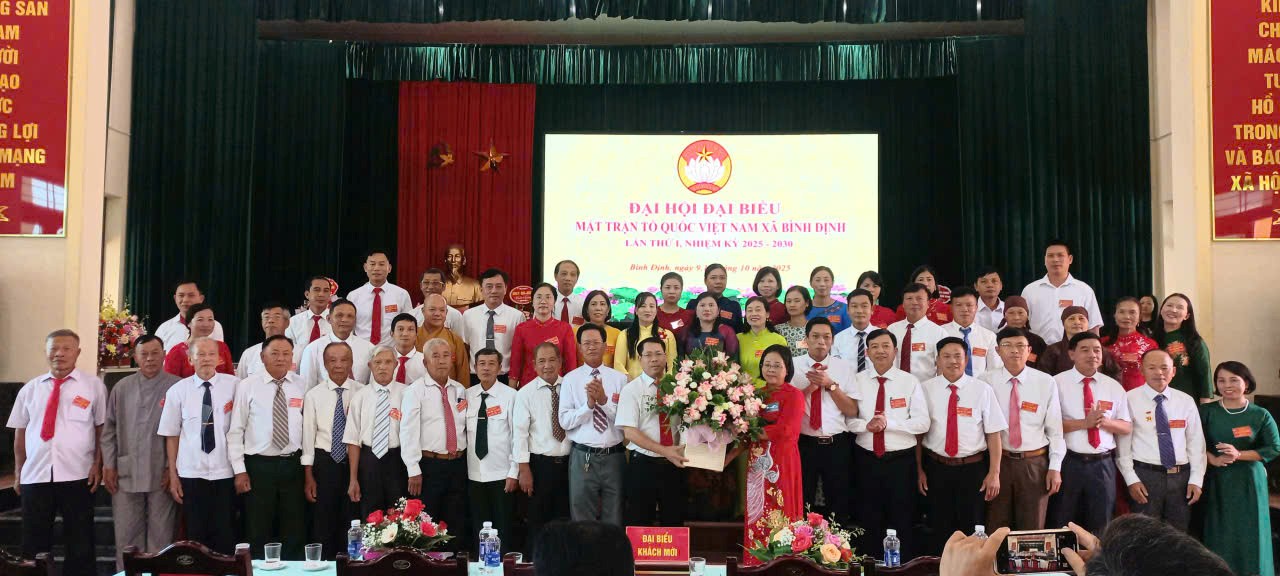 Đại hội Đại biểu Mặt trận Tổ quốc Việt Nam xã Bình Định lần thứ I,  nhiệm kỳ 2025 - 2030