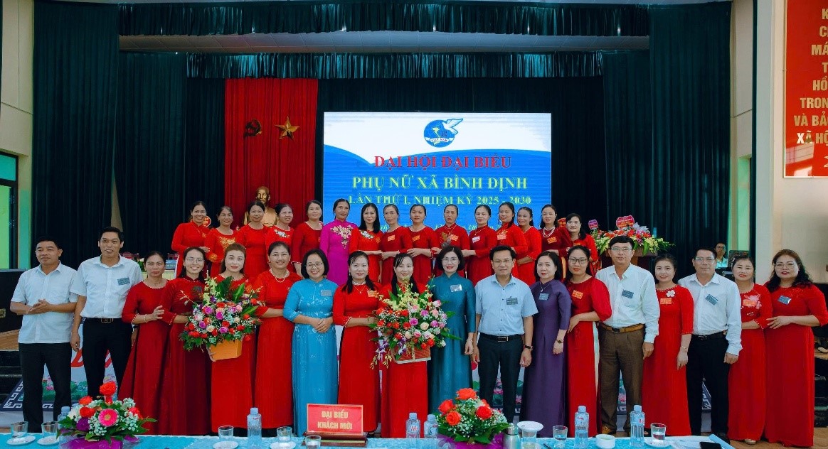Đại hội Đại biểu Phụ nữ  xã Bình Định lần thứ I, nhiệm kỳ 2025–2030