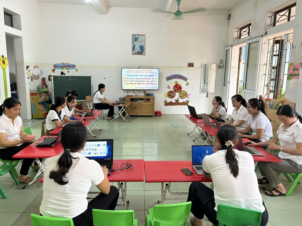 Trường Mầm non Nam Bình xã Bình Định vững bước vào năm học mới 2025-2026