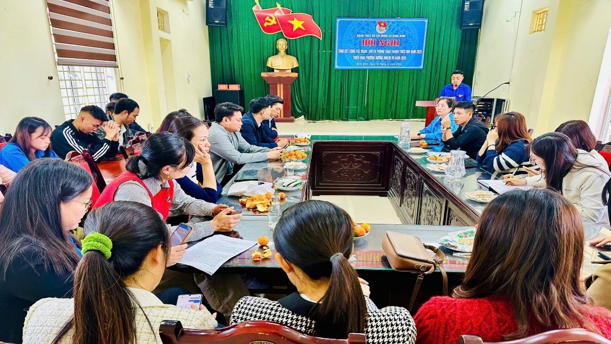 Hội nghị tổng kết công tác Đoàn và phong trào thanh thiếu nhi xã Bình Định năm 2025