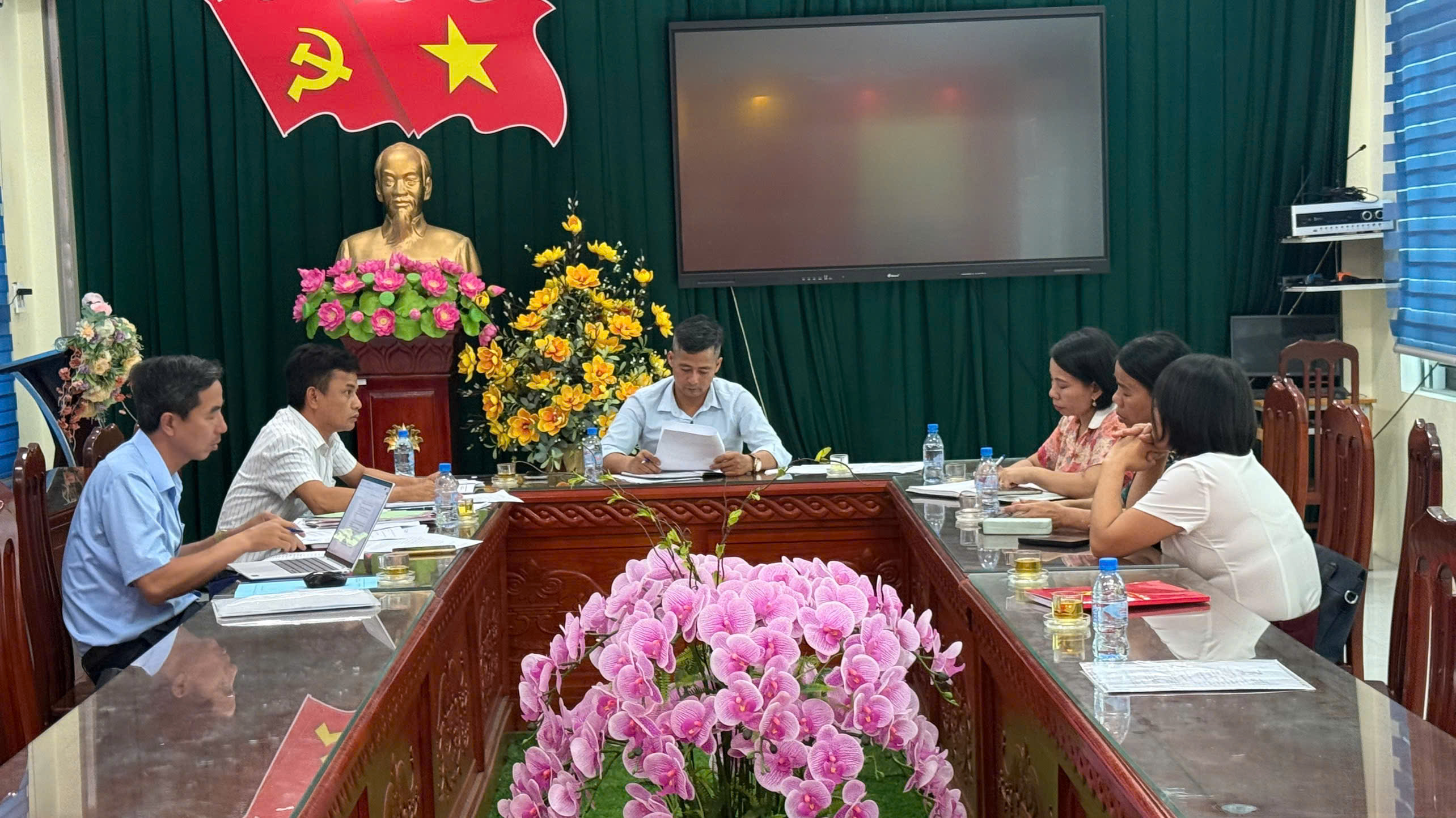 Ủy ban Kiểm tra Đảng ủy xã Bình Định tăng cường công tác kiểm tra, giám sát