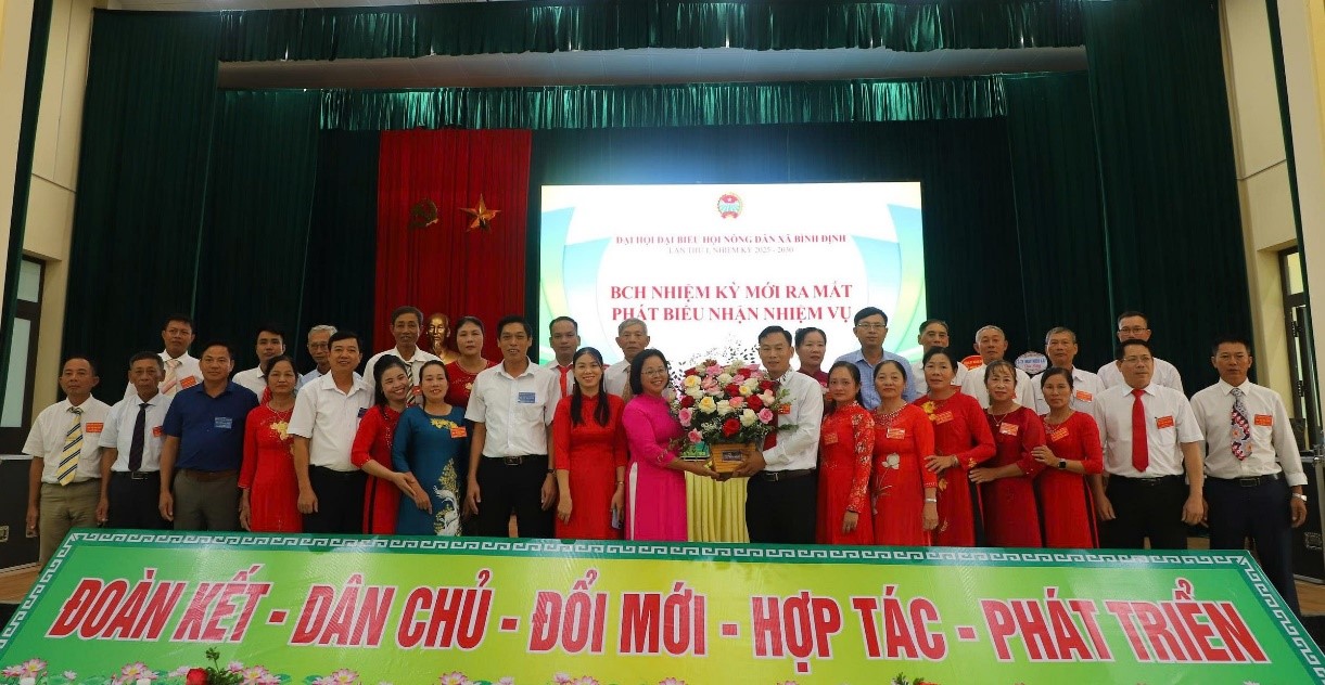 Hội Nông dân xã Bình Định tổ chức Đại hội đại biểu lần thứ I, nhiệm kỳ 2025 – 2030