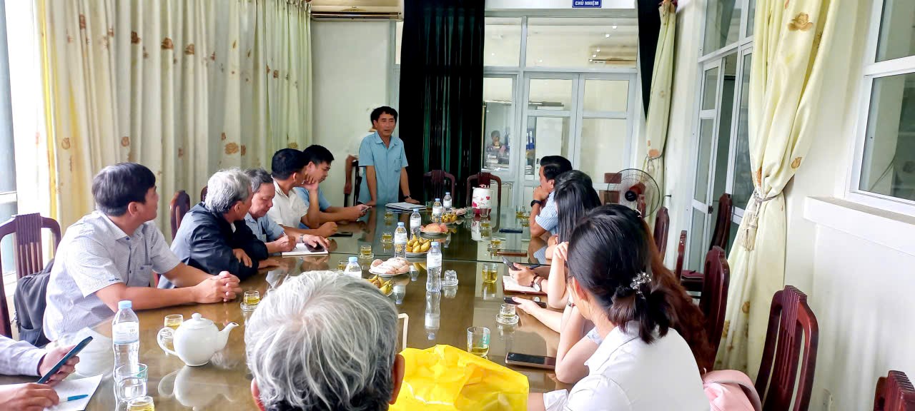Đoàn công tác của Sở Nông nghiệp và Môi trường tỉnh Đồng Tháp thăm và làm việc tại HTX Kinh doanh Dịch vụ Nông nghiệp Bình Định